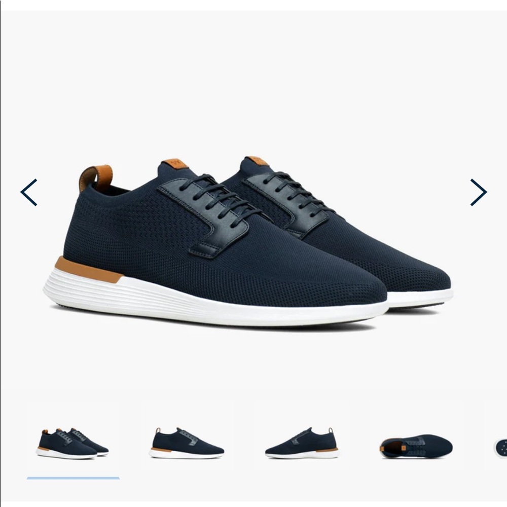 Wolf & Shepard SWIFTKNIT™ DERBY Navy White Size 12 Mens